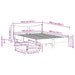 Cadru pat cu sertare, 140x200 cm, alb, lemn masiv pin - WALTI WALTI