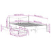 Cadru de pat cu sertare, alb, 140x190 cm, lemn masiv de pin - WALTI WALTI