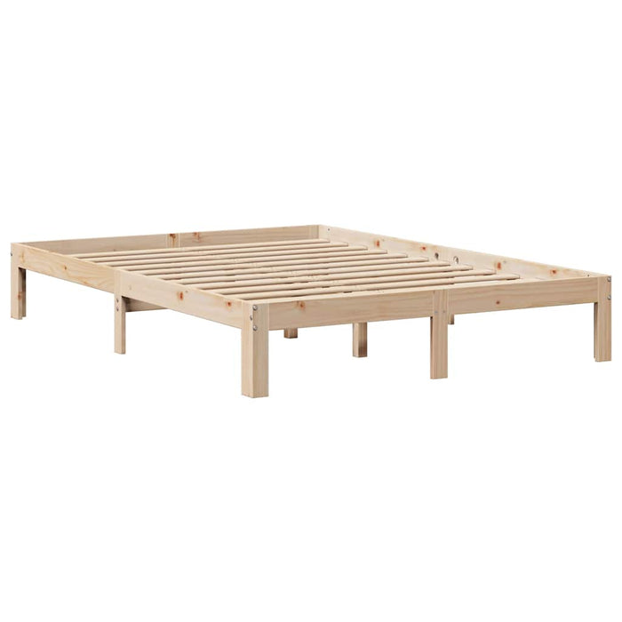 Cadru de pat cu sertare, 140x190 cm, lemn masiv de pin - WALTI WALTI