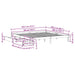 Cadru de pat cu sertare 180x200 cm lemn masiv pin - WALTI WALTI