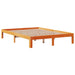 Cadru pat cu sertare maro ceruit, 135x190 cm, lemn masiv de pin - WALTI WALTI