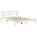 Cadru de pat cu sertare, alb, 135x190 cm, lemn masiv de pin - WALTI WALTI