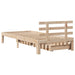 Cadru Pat cu Sertare 100x200 cm Lemn Masiv Pin - WALTI WALTI