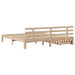 Cadru de pat cu sertare 180x200 cm lemn masiv pin - WALTI WALTI