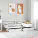 Pat de zi cu sertare, alb, 90x200 cm, lemn masiv pin - WALTI WALTI