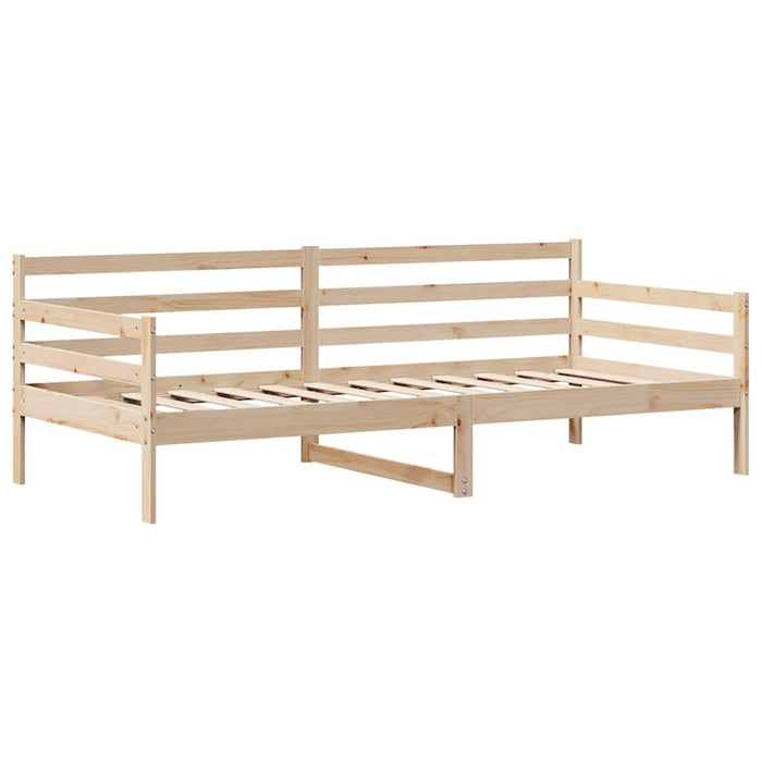 Pat de zi cu sertare, alb, 80x200 cm, lemn masiv pin - WALTI WALTI