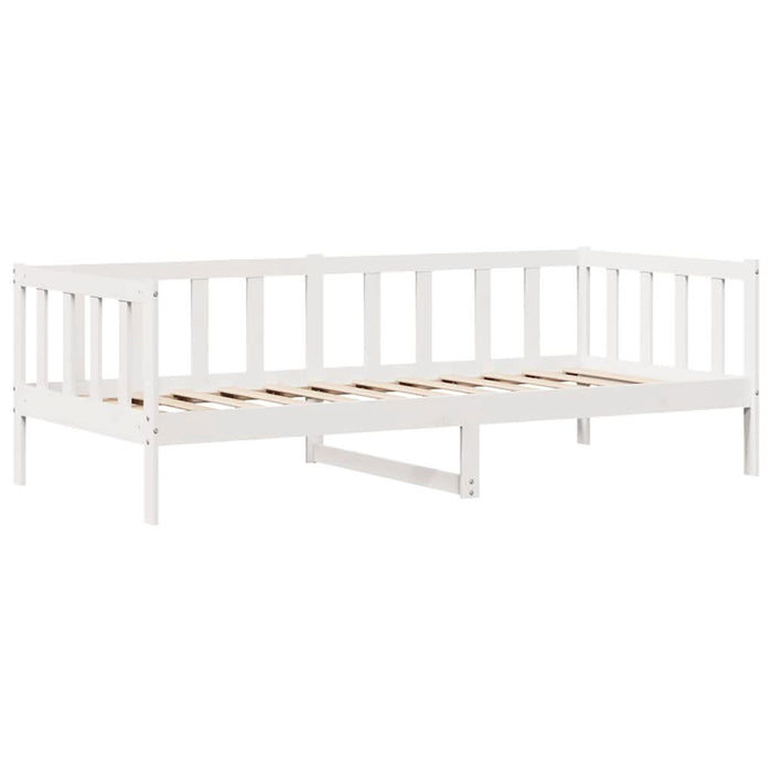 Pat de zi cu sertare, alb, 80x200 cm, lemn masiv pin - WALTI WALTI