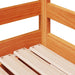 Pat zi cu extensie/sertare maro ceruit 80x200 cm lemn masiv pin - WALTI WALTI