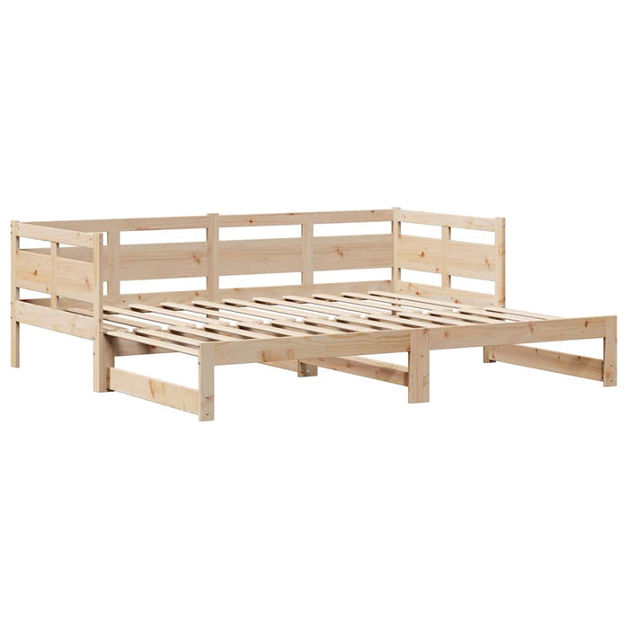 Pat de zi cu extensie și sertare fără saltea, 90x190 cm - WALTI WALTI