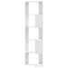 Bibliotecă 5 niveluri alb 50x50x179cm lemn prelucrat - WALTI WALTI