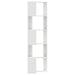 Bibliotecă 5 niveluri alb 50x50x179cm lemn prelucrat - WALTI WALTI