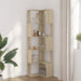 Bibliotecă 5 niveluri stejar sonoma 50x50x179cm lemn prelucrat - WALTI WALTI