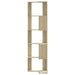 Bibliotecă 5 niveluri stejar sonoma 50x50x179cm lemn prelucrat - WALTI WALTI