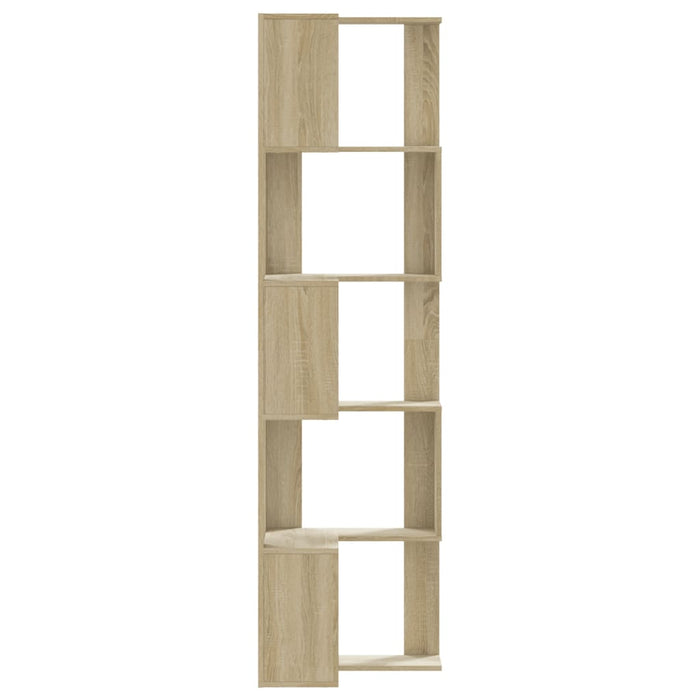 Bibliotecă 5 niveluri stejar sonoma 50x50x179cm lemn prelucrat - WALTI WALTI