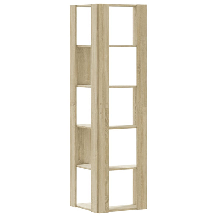Bibliotecă 5 niveluri stejar sonoma 50x50x179cm lemn prelucrat - WALTI WALTI