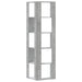Bibliotecă 5 niveluri gri beton 50x50x179cm lemn prelucrat - WALTI WALTI