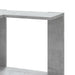 Bibliotecă 5 niveluri gri beton 50x50x179cm lemn prelucrat - WALTI WALTI