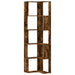 Bibliotecă 5 niveluri stejar fumuriu 50x50x179cm lemn prelucrat - WALTI WALTI