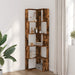 Bibliotecă 5 niveluri stejar fumuriu 50x50x179cm lemn prelucrat - WALTI WALTI