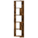 Bibliotecă 5 niveluri stejar fumuriu 50x50x179cm lemn prelucrat - WALTI WALTI