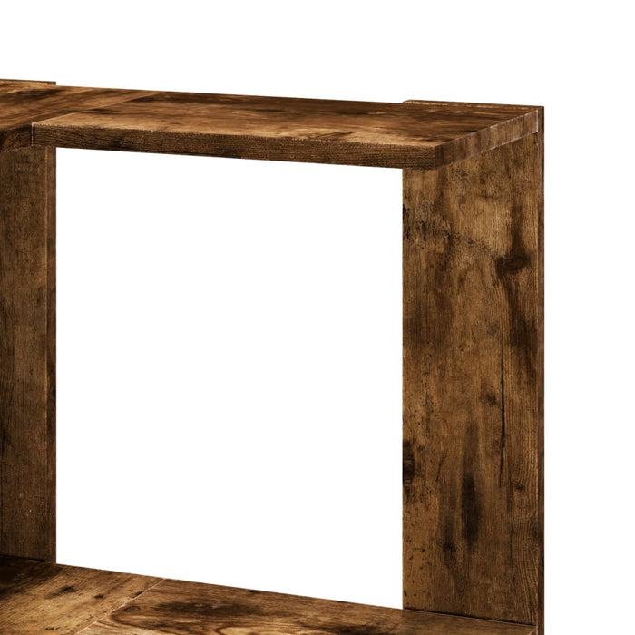 Bibliotecă 5 niveluri stejar fumuriu 50x50x179cm lemn prelucrat - WALTI WALTI