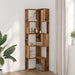 Bibliotecă 5 niveluri lemn vechi 50x50x179cm lemn prelucrat - WALTI WALTI