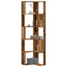 Bibliotecă 5 niveluri lemn vechi 50x50x179cm lemn prelucrat - WALTI WALTI