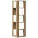 Bibliotecă 5 nivel stejar artizanal 50x50x179 cm lemn prelucrat - WALTI WALTI