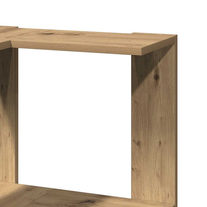 Bibliotecă 5 nivel stejar artizanal 50x50x179 cm lemn prelucrat - WALTI WALTI