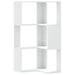 Bibliotecă 3 niveluri alb 50x50x102 cm lemn prelucrat - WALTI WALTI