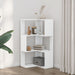Bibliotecă 3 niveluri alb 50x50x102 cm lemn prelucrat - WALTI WALTI