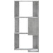 Bibliotecă 3 niveluri gri beton 50x50x102 cm lemn prelucrat - WALTI WALTI