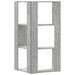 Bibliotecă 3 niveluri gri beton 50x50x102 cm lemn prelucrat - WALTI WALTI