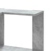 Bibliotecă 3 niveluri gri beton 50x50x102 cm lemn prelucrat - WALTI WALTI