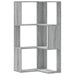 Bibliotecă cu 3 niveluri gri sonoma 50x50x102 cm lemn prelucrat - WALTI WALTI