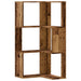 Bibliotecă 3 niveluri lemn vechi 50x50x102 cm lemn prelucrat - WALTI WALTI
