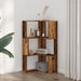 Bibliotecă 3 niveluri lemn vechi 50x50x102 cm lemn prelucrat - WALTI WALTI
