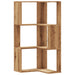 Bibliotecă 3 nivel stejar artizanal 50x50x102 cm lemn prelucrat - WALTI WALTI