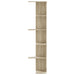 Raft colțar perete stejar sonoma 36,5x36,5x140cm lemn prelucrat - WALTI WALTI