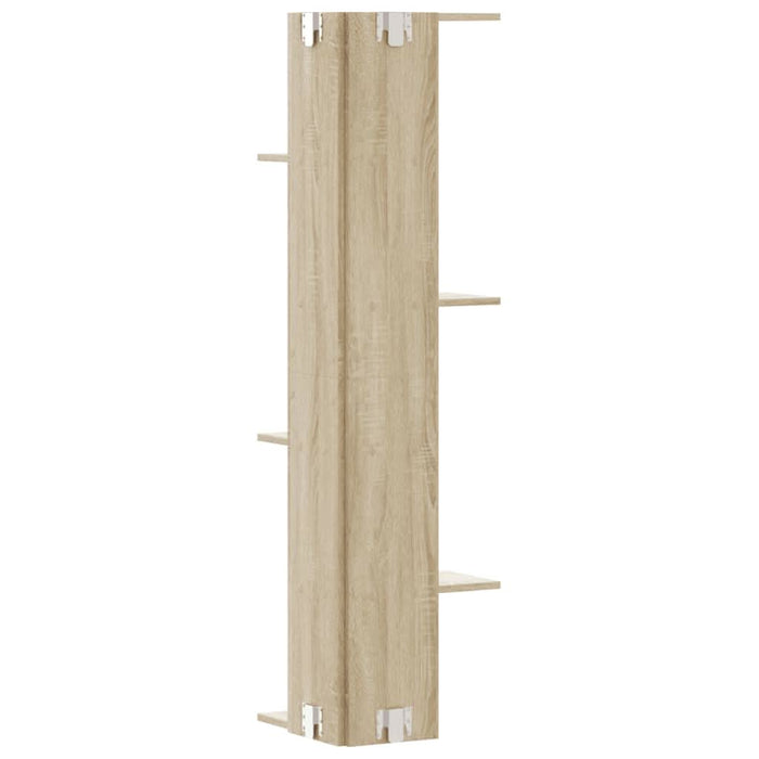 Raft colțar perete stejar sonoma 36,5x36,5x140cm lemn prelucrat - WALTI WALTI
