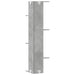 Raft colțar perete gri beton 36,5x36,5x140cm lemn prelucrat - WALTI WALTI