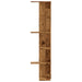 Raft colțar perete lemn vechi 36,5x36,5x140 cm lemn prelucrat - WALTI WALTI