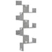Raft colțar perete gri beton 45x45x147 cm lemn prelucrat - WALTI WALTI