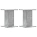 Suporturi difuzoare 2 buc. gri beton 30x30x40 cm lemn prelucrat - WALTI WALTI