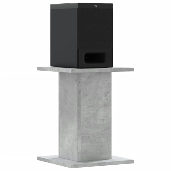 Suporturi difuzoare 2 buc. gri beton 30x30x40 cm lemn prelucrat - WALTI WALTI