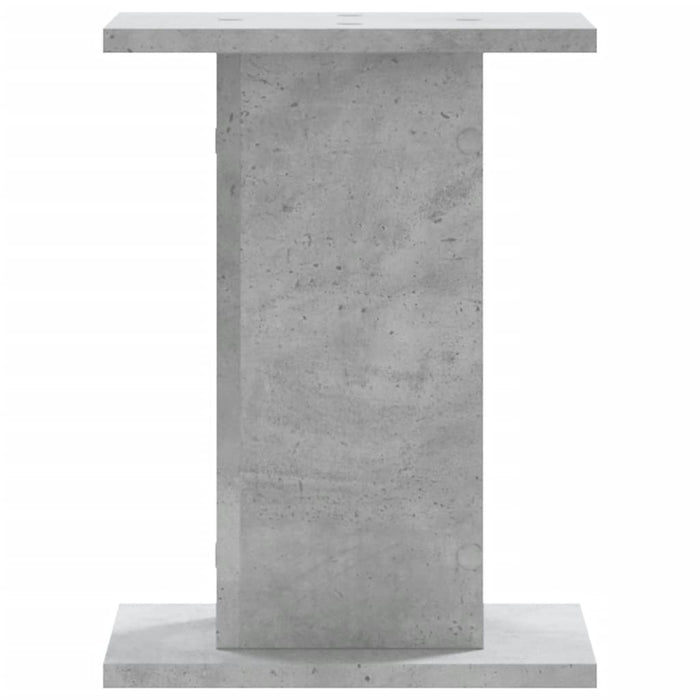 Suporturi difuzoare 2 buc. gri beton 30x30x40 cm lemn prelucrat - WALTI WALTI