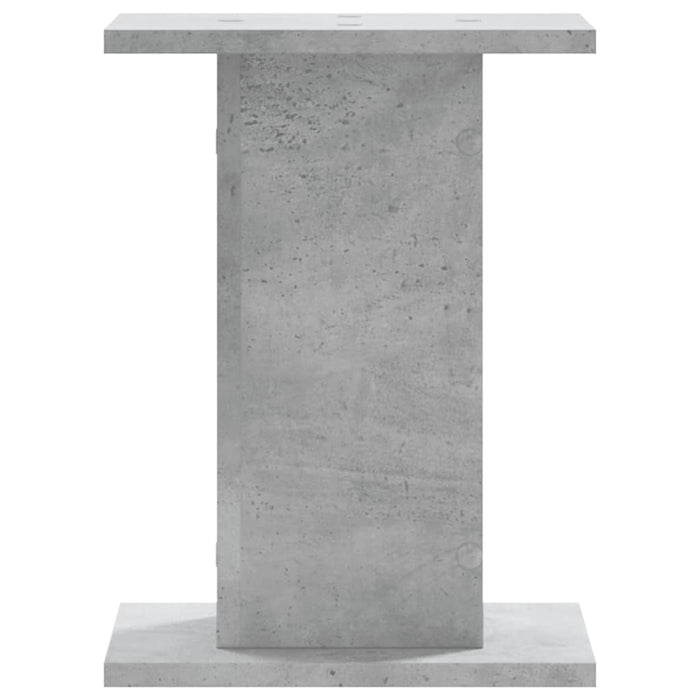 Suporturi difuzoare 2 buc. gri beton 30x30x40 cm lemn prelucrat - WALTI WALTI