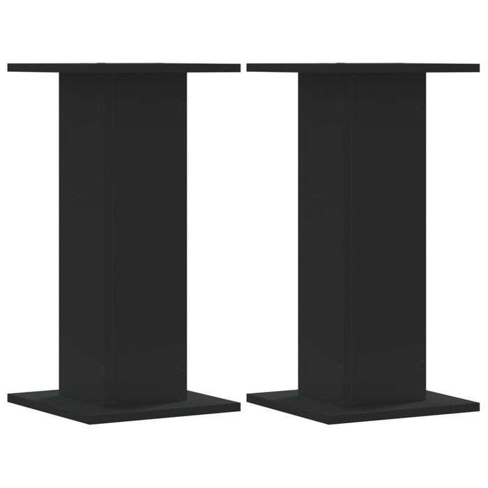 Suporturi difuzoare, 2 buc., negru, 30x30x60 cm, lemn prelucrat - WALTI WALTI