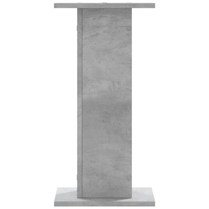 Suporturi difuzoare 2 buc. gri beton 30x30x60 cm lemn prelucrat - WALTI WALTI
