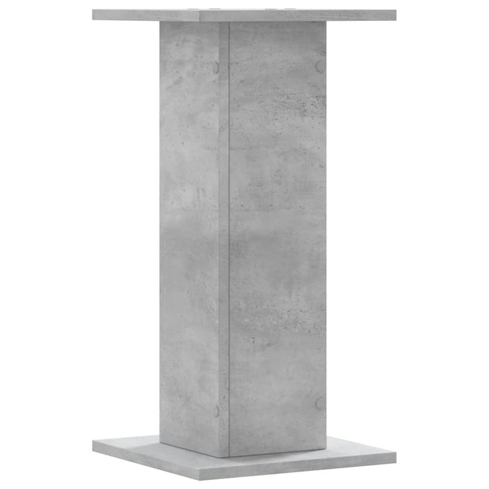 Suporturi difuzoare 2 buc. gri beton 30x30x60 cm lemn prelucrat - WALTI WALTI